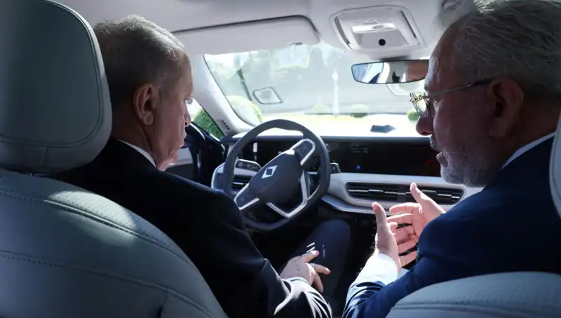 Cumhurbaşkanı Erdoğan'ın Togg ile Yeni Modeli Deneyimi