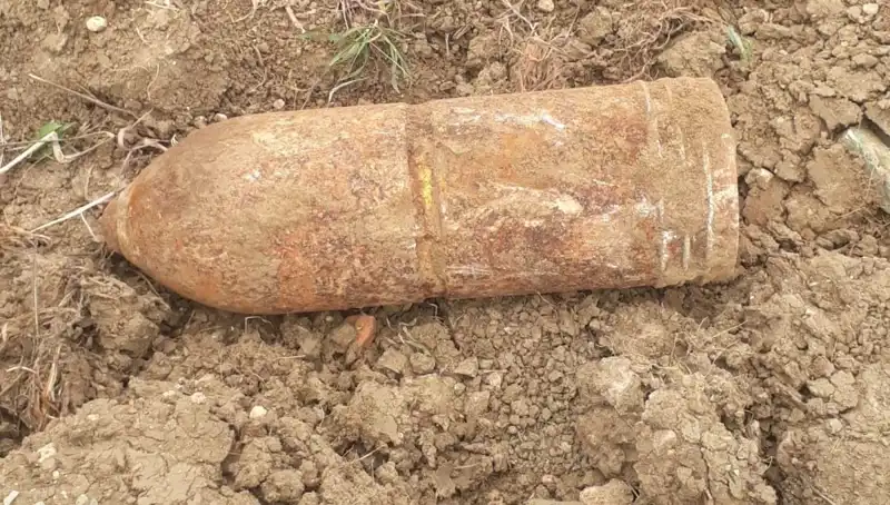 Çanakkale’de Tarihin Sessiz Tanığı: Patlamamış Top Mermisi Bulundu