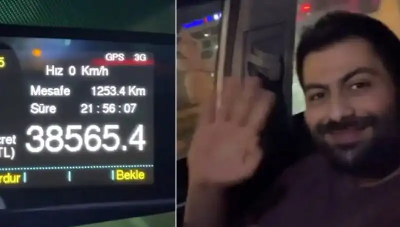 Taksimetre 22 Saat Açık Kaldı: Şehir Şehir Olağanüstü Yolculuk!