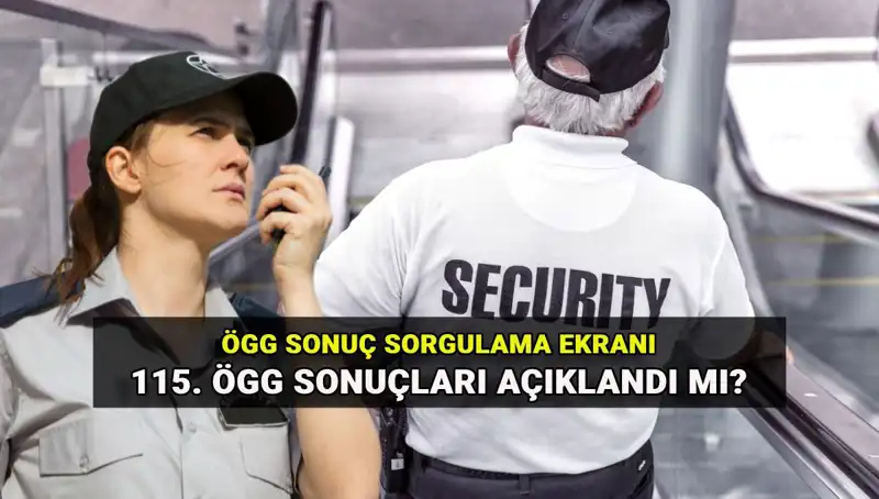 ÖGG Sonuçları Açıklandı! EGM 115. Dönem Özel Güvenlik Sınav Sonuçlarına Ulaşın