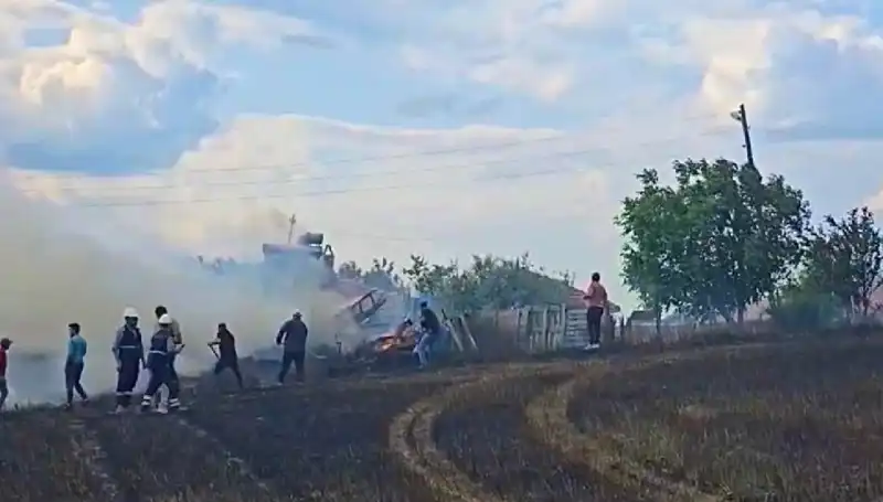 Tarlayı Kundaklayan Suçlu, Polis Tarafından 96 Saatte Ele Geçirildi!